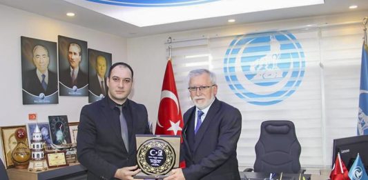 Rektör Alişarlı, Ülkü Ocakları Bolu İl Başkanı Özkalem’i Ziyaret Etti