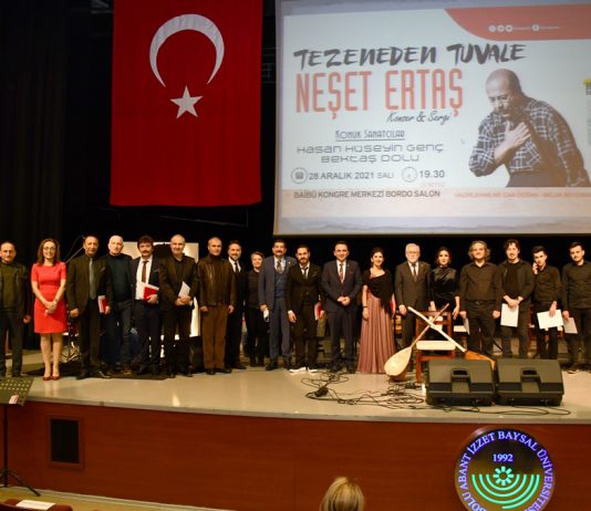 BAİBÜ’de Tezeneden Tuvale Neşet Ertaş Sergi ve Konser Etkinliği Düzenlendi