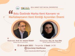 “Bolu Özelinde Marka Kent Kavramı ve Markalaşmanın Kent Kimliği Açısından Önemi” Çevrimiçi Konferans