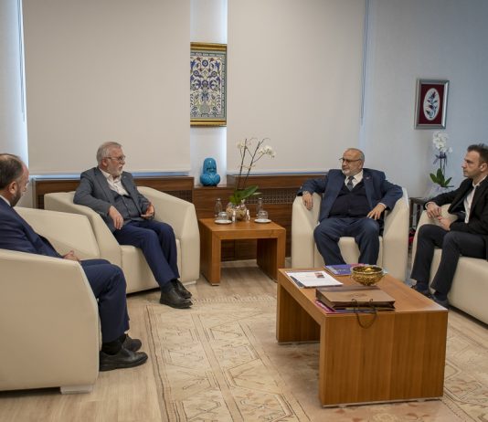 Refah Partisi Eski Milletvekili Şevki Yılmaz’dan Rektör Alişarlı’ya Ziyaret