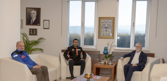 Bolu AFAD İl Müdürü Çavuş’tan Rektör Alişarlı’ya Ziyaret