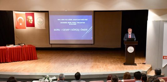 Güzel Sanatlar Fakültesi Akademik Kurul Toplantısı Gerçekleştirildi