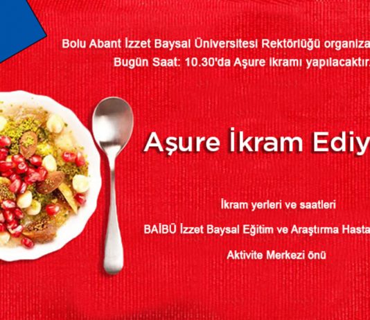 Aşure İkram Ediyoruz