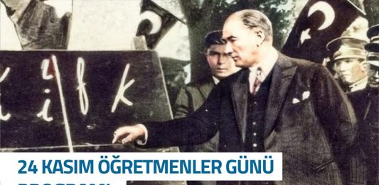 24 Kasım Öğretmenler Günü Programı