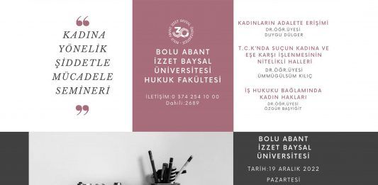 Kadına Yönelik Şiddetle Mücadele Semineri