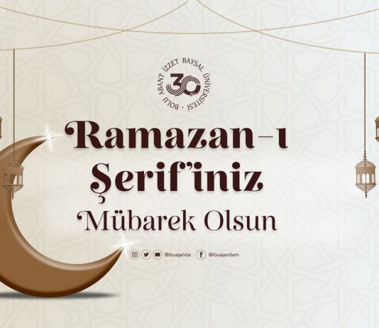 Ramazan-ı Şerif Tebrik Mesajı