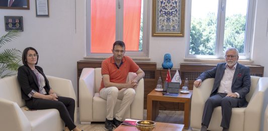 ANKOS Başkanı Çetinkaya’dan Rektör Alişarlı’ya ziyaret