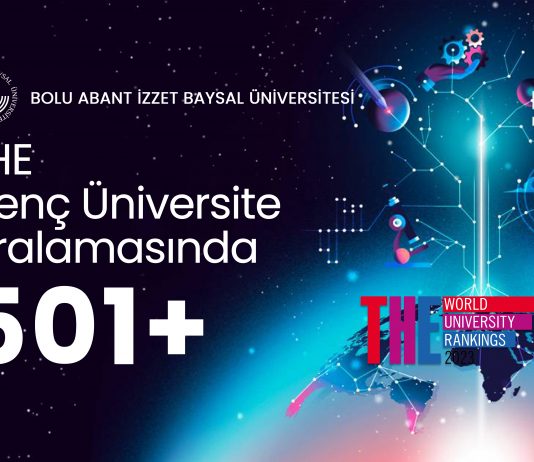 THE Genç Üniversite sıralamasında 501+ bandındayız