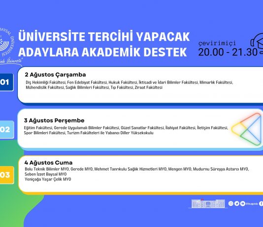Üniversite Tercihi Yapacak Adaylara Akademik Destek