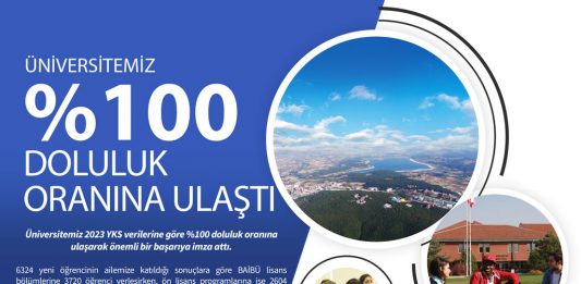Üniversitemizin kontenjanları yüzde 100 doldu