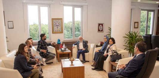 Fatih Budak ve ekibinden Rektörümüze ziyaret