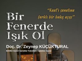 Kişisel Resim Sergisi “Bir Fenerde Işık Ol”