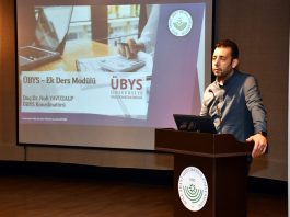 ÜBYS ek ders modülü eğitimi verildi