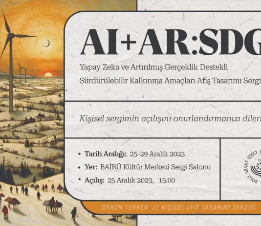 AI+AR:SDG Kişisel Afiş Tasarımı Sergisi