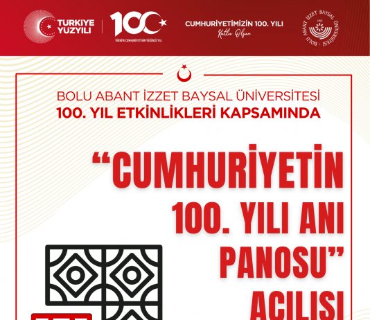 “Cumhuriyetin 100. Yılı Anı Panosu” Açılışı