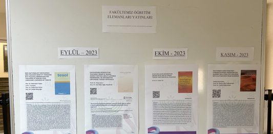 Eğitim Fakültesi’nde akademisyenlerin uluslararası çalışmaları sergileniyor
