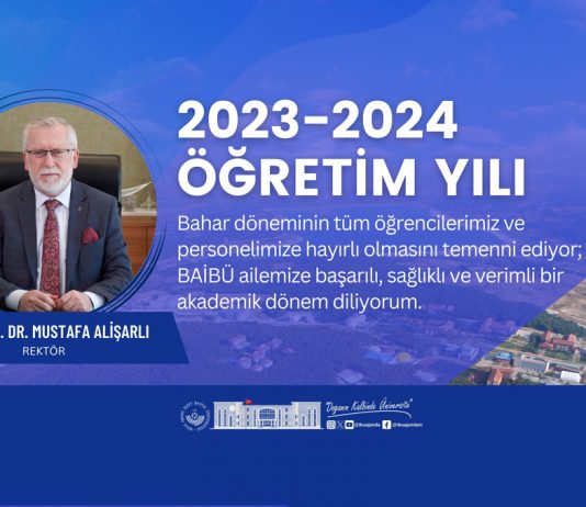 2023-2024 Öğretim Yılı Bahar Dönemi Başlıyor!