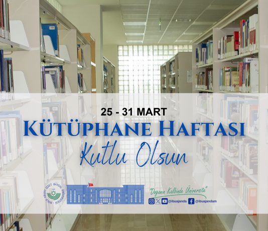 Kütüphane haftası kutlu olsun