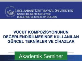Akademik seminer “Vücut kompozisyonunun değerlendirilmesinde kullanılan güncel teknikler ve cihazlar”