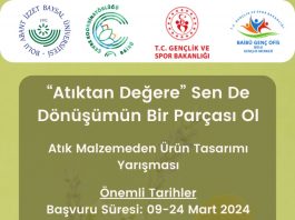 YARIŞMA / “Atıktan Değere” Sende dönüşümün bir parçası ol