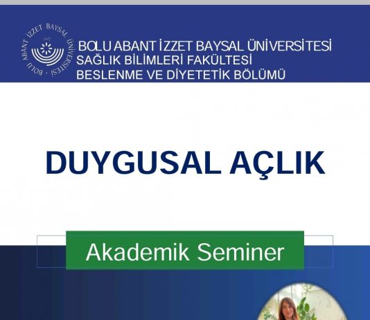 “Duygusal Açlık” konulu akademik seminer