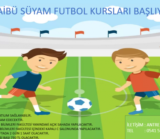 BAİBÜ SÜYAM Futbol Kursu Kayıtları Başladı