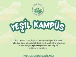 Yeşil Kampüs etkinliğine davet