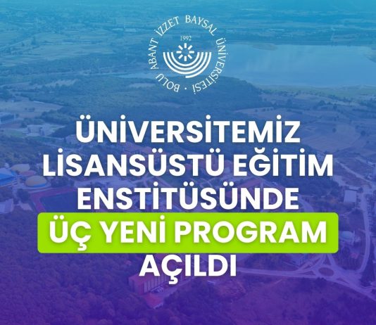 Üniversitemiz Lisansüstü Eğitim Enstitüsünde üç yeni program açıldı