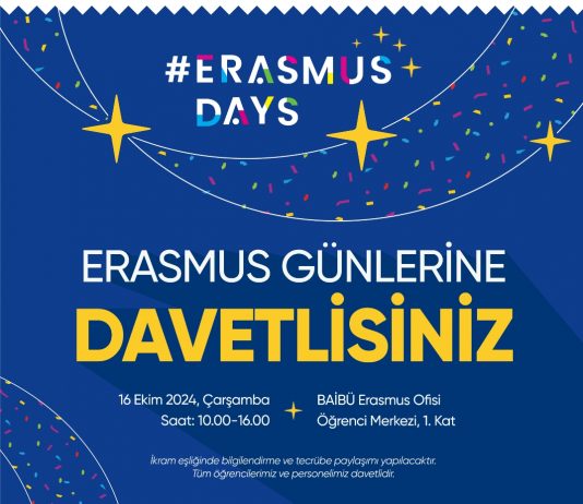 Üniversitemizde Erasmus Günü Etkinliği