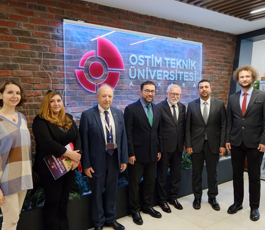 Üniversitemiz Rektörü Prof. Dr. Mustafa Alişarlı ve beraberindeki heyetten OSTİM Teknik Üniversitesi’ne ziyaret