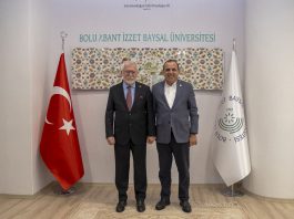 Bolu Milletvekili Ateş’ten Rektörümüze ziyaret