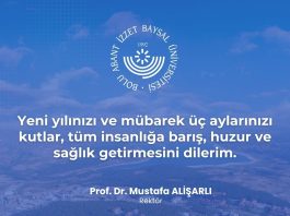 Yeni Yıl ve Üç Aylar mesajı