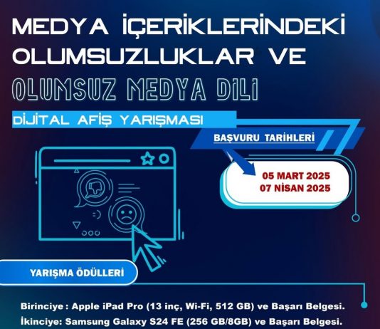 Dijital Afis Yarışması (Medya İçeriklerindeki Olumsuzluklar & Olumsuz Medya Dili)