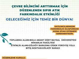 Geleceğimiz İçin Temiz Bir Dünya! Sıfır Atık Farkındalık Etkinliği