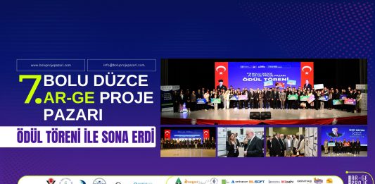 7. Bolu Düzce Ar-Ge Proje Pazarı’nın ödülleri sahiplerini buldu