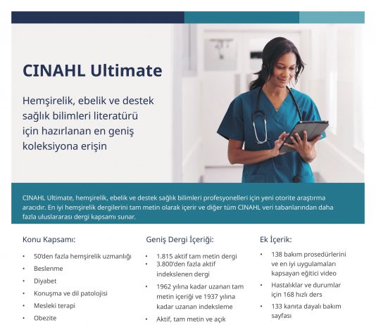 CINAHL Ultimate Veri Tabanı Deneme Erişimi