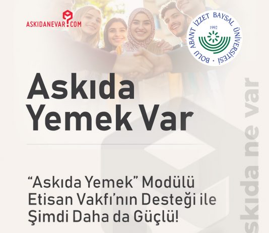 Üniversitemizde Yemek Dayanışması: “Askıda Yemek Var” Başladı