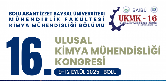 16.Ulusal Kimya Mühendisliği Kongresi