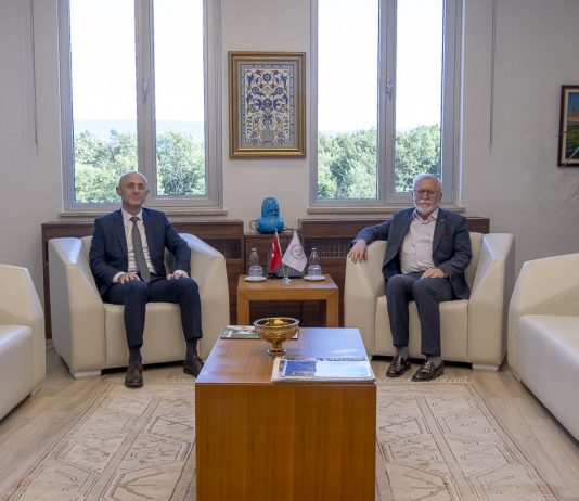 Yeni KOSGEB Müdürü Arif Ercan’dan Üniversitemiz Rektörü Prof. Dr. Mustafa Alişarlı’ya ziyaret