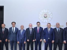 Rektörümüzün de aralarında olduğu heyetin Azerbaycan’daki görüşmeleri sürüyor