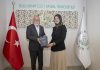 Sacide Kasapoğlu ve beraberindeki heyetten Üniversitemiz Rektörü Prof. Dr. Mustafa Alişarlı’ya ziyaret