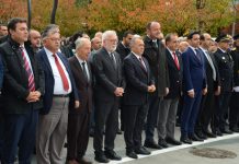 Cumhuriyet Bayramı Çelenk Sunma Töreni Gerçekleştirildi