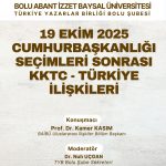 19 Ekim 2025 Cumhurbaşkanlığı Seçimleri Sonrası KKTC – Türkiye İlişkileri
