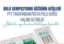 Bolu Sempozyum dizisinin afişleri, PTT tarafından posta pulu serisi haline getirildi