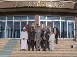 Sudan Heyetinden Üniversitemiz Rektörü Prof. Dr. Mustafa Alişarlı’ya ziyaret