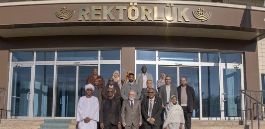 Sudan Heyetinden Üniversitemiz Rektörü Prof. Dr. Mustafa Alişarlı’ya ziyaret