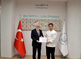 Mengen Aşçılık Bölümü Öğrencilerine Teşekkür Belgesi Takdim Edildi