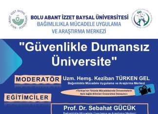 Güvenlikle Dumansız Üniversite” Eğitimi