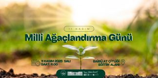 11 Kasım Milli Ağaçlandırma Günü Fidan Dikim Etkinliği Daveti