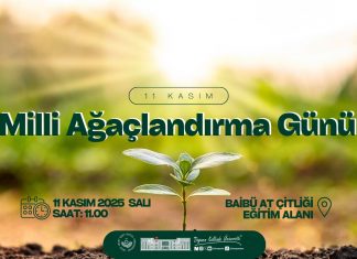 11 Kasım Milli Ağaçlandırma Günü Fidan Dikim Etkinliği Daveti